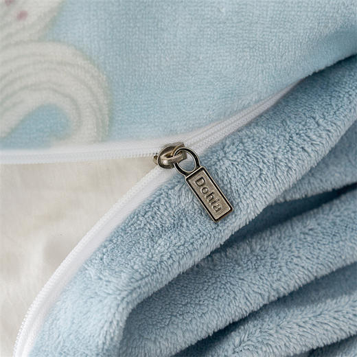 多喜爱浅韵芳菲绒类四件套【分仓直发，72小时发货，周末节假日不发货】 商品图10