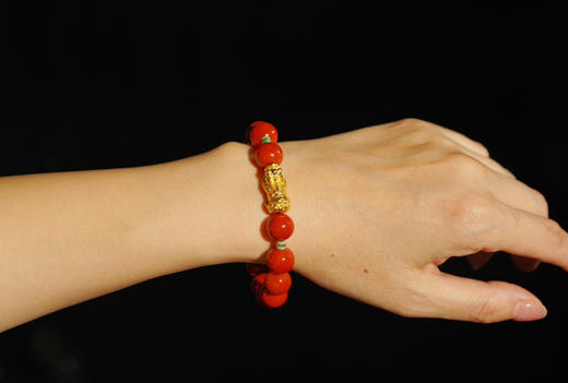 千足金南红貔貅 商品图12