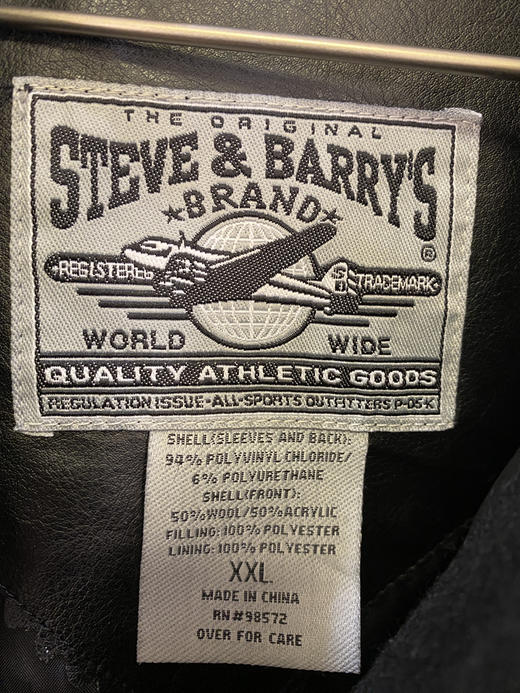 Y2K Vintage STEVE & BARRY’S 棒球外套 校队外套 休闲外套 _CJK(2XL) 商品图2