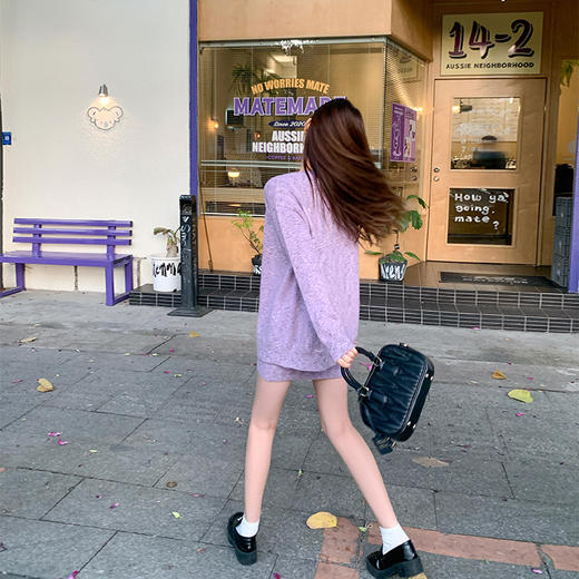 <曾小咸推荐>圆领毛织开衫 日常209.99/件 立减120 秒杀89.99/件！！半身裙日常149.99 立减90 秒杀59.99/件！！ 商品图5