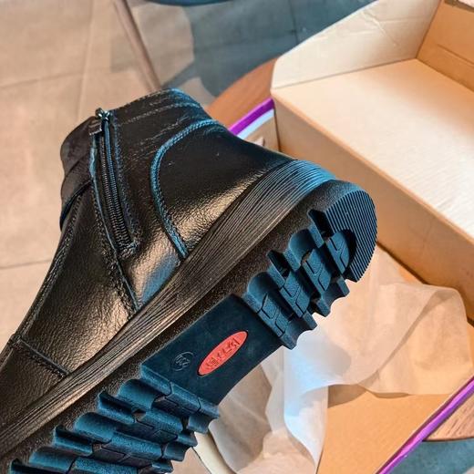 寒冬爸妈刚需加绒羊毛爸爸妈妈鞋红蜻蜓 商品图7