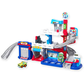 vtech伟易达 神奇轨道车多功能停车场积木益智儿童闯关冒险玩具3岁4男孩