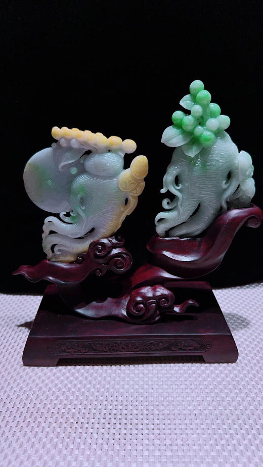 620719翡翠摆件【人生富贵】 商品图3