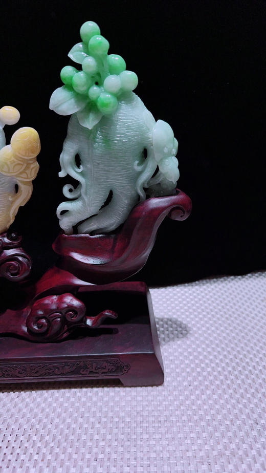 620719翡翠摆件【人生富贵】 商品图5