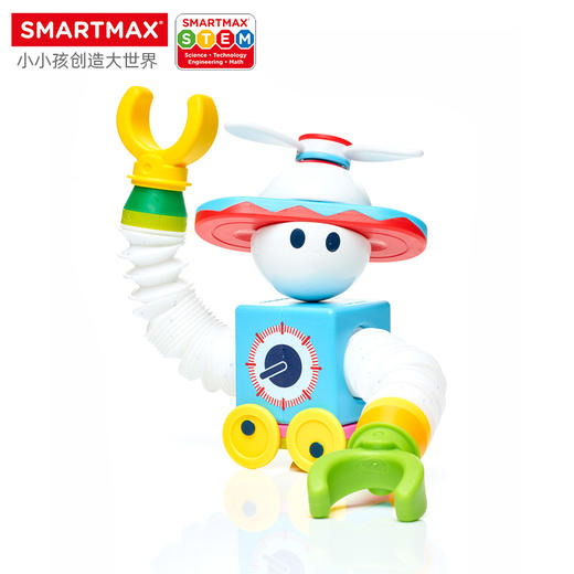 SMARTMAX 小小机器人 磁力棒 趣味主题 3岁+ 12PCS 商品图1