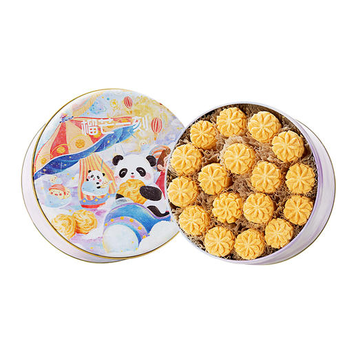 【榴芒一刻】三重奏云朵曲奇饼干三拼原味抹茶咖啡580g/榴莲云朵曲奇饼干580g双层 商品图9