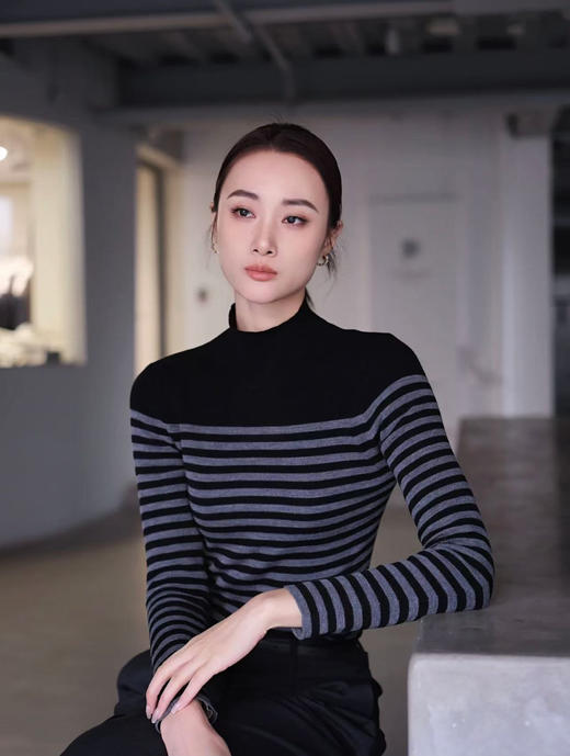 工厂订单余！少量！敲高性价比 之he半高领羊毛针织衫！ 商品图3