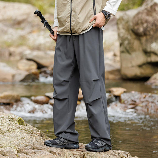 【春秋必备】【防风防水 宽松版型】SENDMR春秋季七防男女工装裤长裤子加绒加厚户外防风防水冲锋裤情侣伞兵裤100% 商品图9