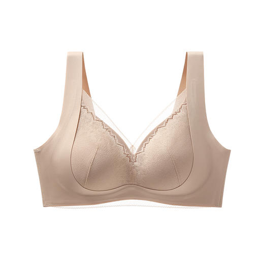 芬腾女士内衣大胸蕾丝聚拢舒适透气无钢圈收副乳胸罩 A-4149 商品图4