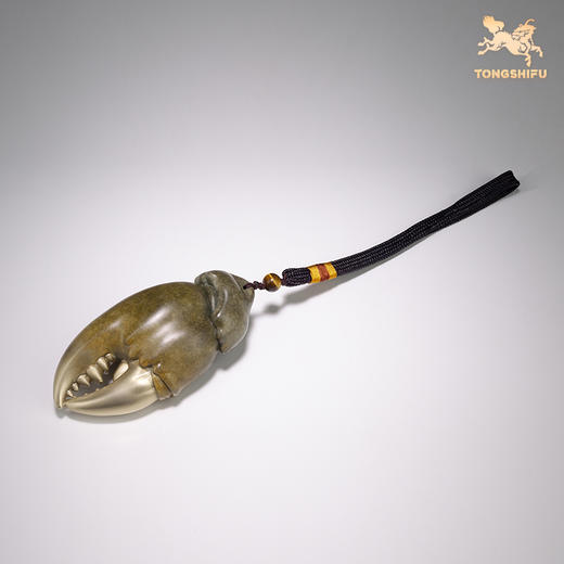 铜师傅铜摆件《手中有钱》螃蟹钳手把件家居把玩解压送老师礼物-分销 商品图3