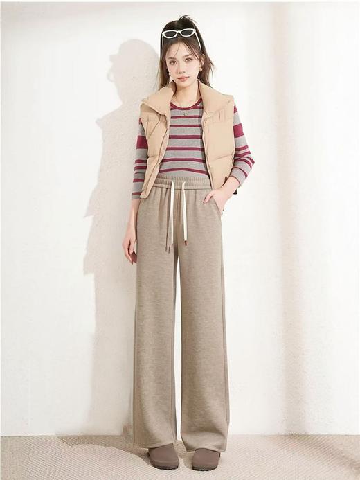  （NO退）613 4-3 春季气质显瘦休闲百搭阔腿直筒裤-喜出 商品图4