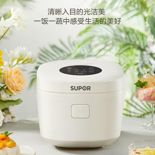 SUPOR/苏泊尔 3L圆厚釜不粘胆柴火饭杂粮饭多功能电饭锅 SF30FC671 商品图2