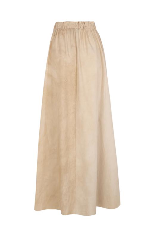 Cortana  米色晕染YOKO有机棉褶皱半裙 商品图9