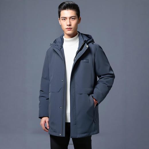 【连帽可拆卸】罗蒙秋冬季男装时尚百搭男士羽绒服保暖舒适羽绒服男休闲男士外套 商品图1