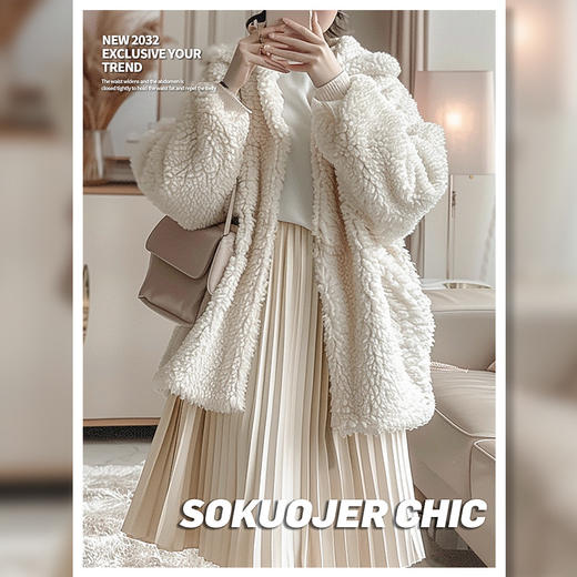 「气质百褶裙！四色可选」品质气质显瘦经典百褶裙 秋冬高腰半身裙女松紧腰中长款裙子 商品图2