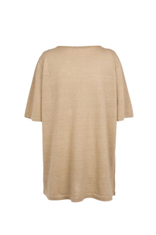 Cortana  米色/灰色LIAN船领亚麻T恤 商品图7