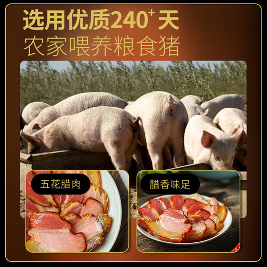 美缀美 国风系列 五花腊肉 400g 地标产品 非遗工艺 农家土猪 商品图4