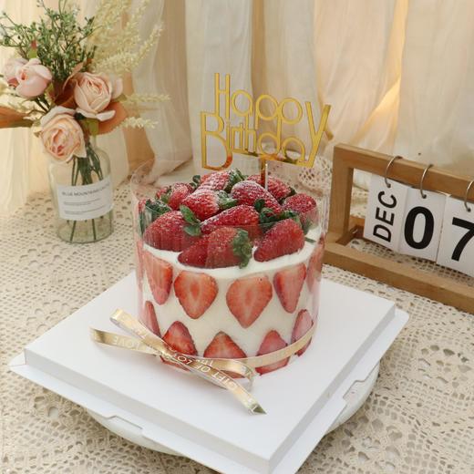 草莓裸蛋糕 商品图2