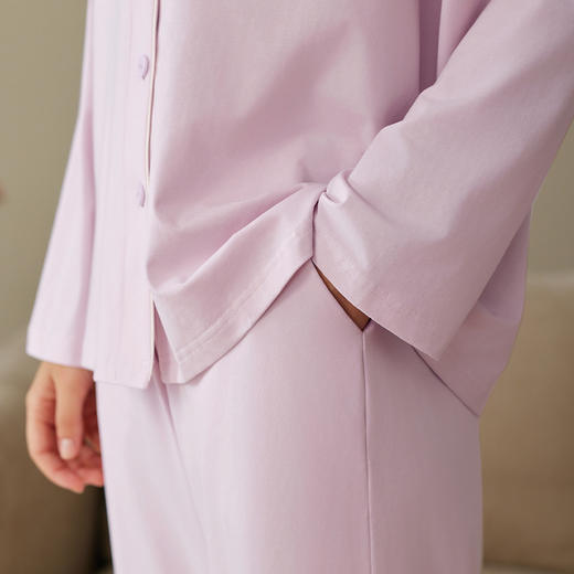 秋季男女100%棉开衫家居服套装 芬腾  A-5197 商品图3