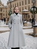 翻领双排扣收腰大衣 商品缩略图1