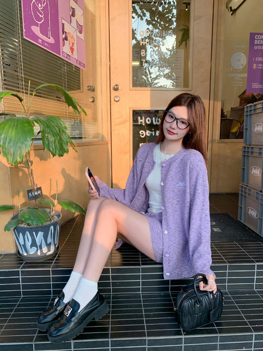 <曾小咸推荐>圆领毛织开衫 日常209.99/件 立减120 秒杀89.99/件！！半身裙日常149.99 立减90 秒杀59.99/件！！ 商品图3