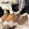 ZHR则则卡皮巴拉雪地靴女2024冬季新款加绒加厚棉鞋软底保暖短靴 商品缩略图0