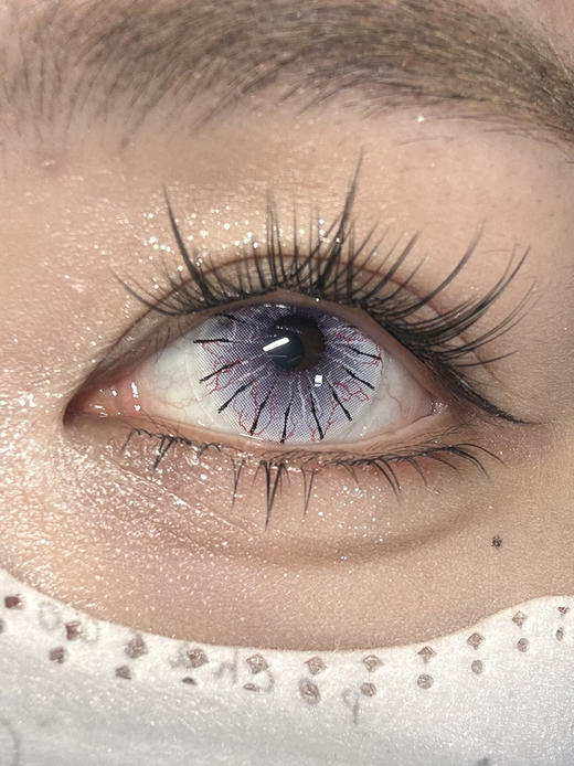 paprikacon 月灵紫蛛 日抛 2片 14.5mm 参考着色13.8mm 基弧8.5 含水40% 新锐国货 商品图2