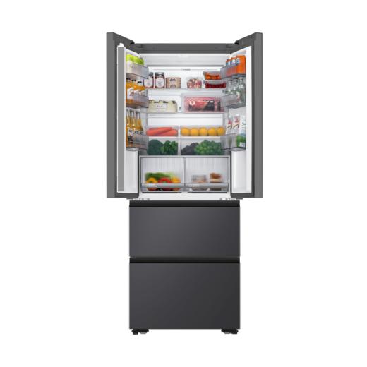 海尔（Haier）（202874） BCD-413WGHFD1BSJU1小体积大容量全空间保鲜EPP超净法式冰箱 商品图2