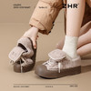 ZHR厚底加绒棉鞋女2024冬季新款保暖增高板鞋女柔软耐磨休闲鞋女 商品缩略图4