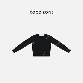 COCO ZONE 秋冬设计感可拆卸领子长袖套头针织衫CC1D2908