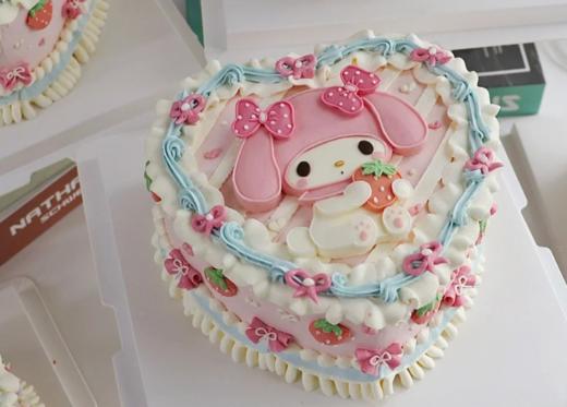 三丽鸥 美乐蒂浮雕手绘裱花 商品图2