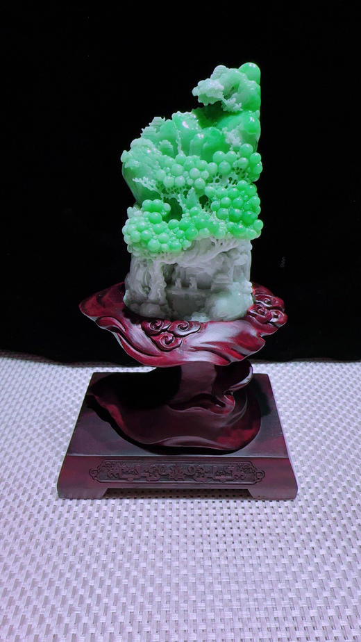 620734翡翠摆件【高山流水】 商品图5