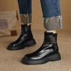 【预售5天】冬季保暖新款粗跟圆头抗冻羊羔毛短靴雪地靴JLY&18-388 商品缩略图4