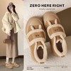 ZHR则则加绒面包鞋女2024冬季款时尚百搭魔术贴毛毛鞋保暖雪地靴 商品缩略图1