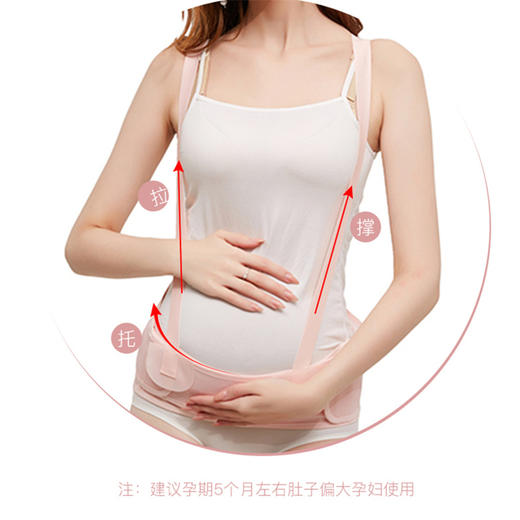 孕妇托腹带专用孕中期晚期孕妇带夏季薄款拖腹兜肚子拖腹带耻骨痛 商品图3