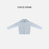 COCO ZONE 冬季麻花简约小众翻领拉链针织开衫CC1D2833 商品缩略图0