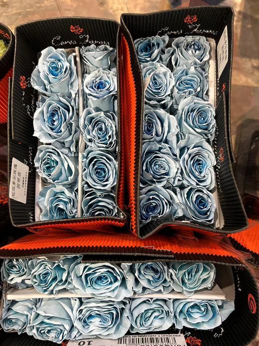 同城甄选圣诞系列Turquoise Blue翡翠蓝玫瑰花10支 商品图1