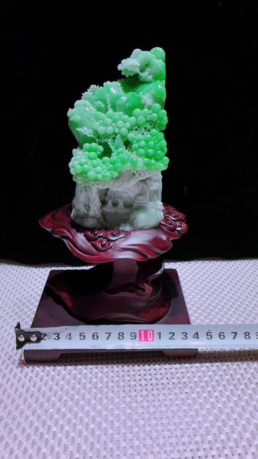 620734翡翠摆件【高山流水】 商品图1