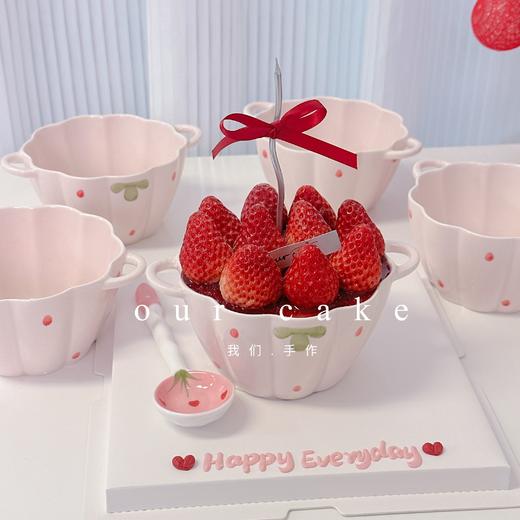 草莓碗蛋糕-低糖处理无添加 商品图6