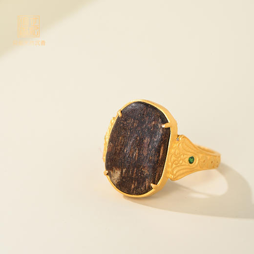 天然芽庄红土沉香（戒指）/沉水级/SP10440 商品图0