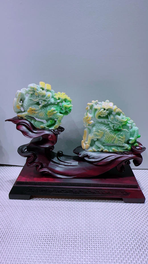 620746翡翠摆件【麒麟纳福】 商品图3