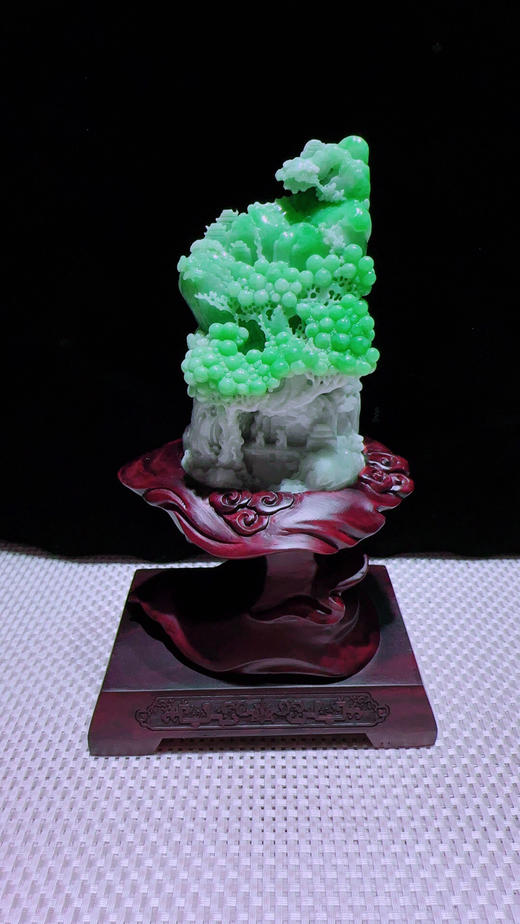 620734翡翠摆件【高山流水】 商品图4