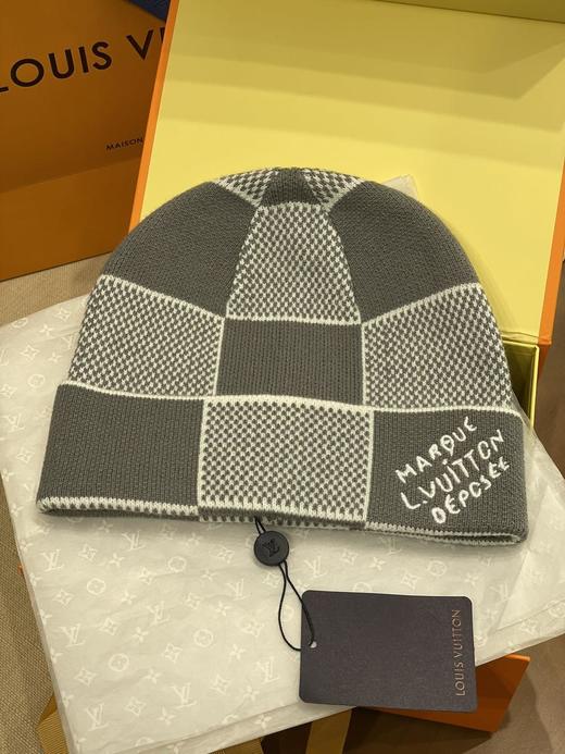 驴家新款棋盘格拼色针织冷帽男女同款（AN） 商品图2