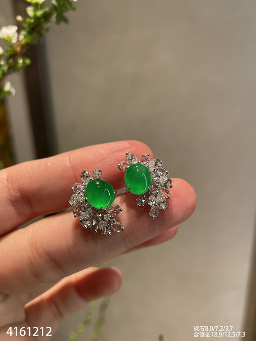 4161212，蛋面耳钉。具体价格微信咨询 商品图6