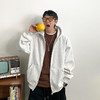 徐太浪百搭运动休闲开衫连帽卫衣男秋冬加绒宽松大码男装帽衫外套 商品缩略图1