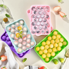 25孔 硅胶球形模 圆球形 带盖 冰块制冰模果冻模制冰盒 商品缩略图1