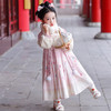 女童加绒裙子冬装儿童汉服，冬季连衣裙中国风加厚小女孩复古拜年服PJX- DDG8896 商品缩略图2