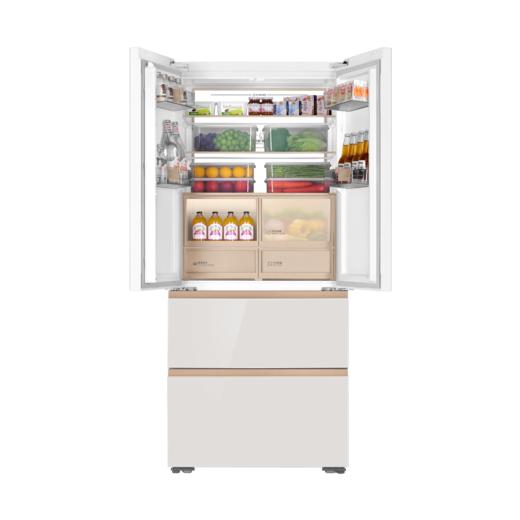 海尔（Haier）（202872） 麦浪金BCD-515WGHFD1BY6U1零嵌515升法式多门超薄全空间保鲜冰箱 商品图2