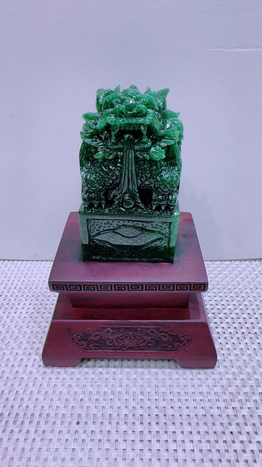 620728翡翠摆件【印章】 商品图2