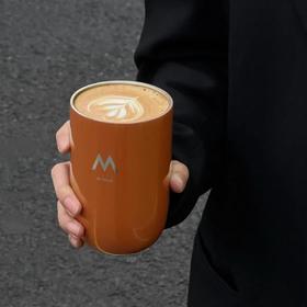 MSTAND复古亮面咖啡杯人出门必备本命保温杯赶紧带上一个原汁原味的包装好吸晴的莫兰迪配色350ml（AS）